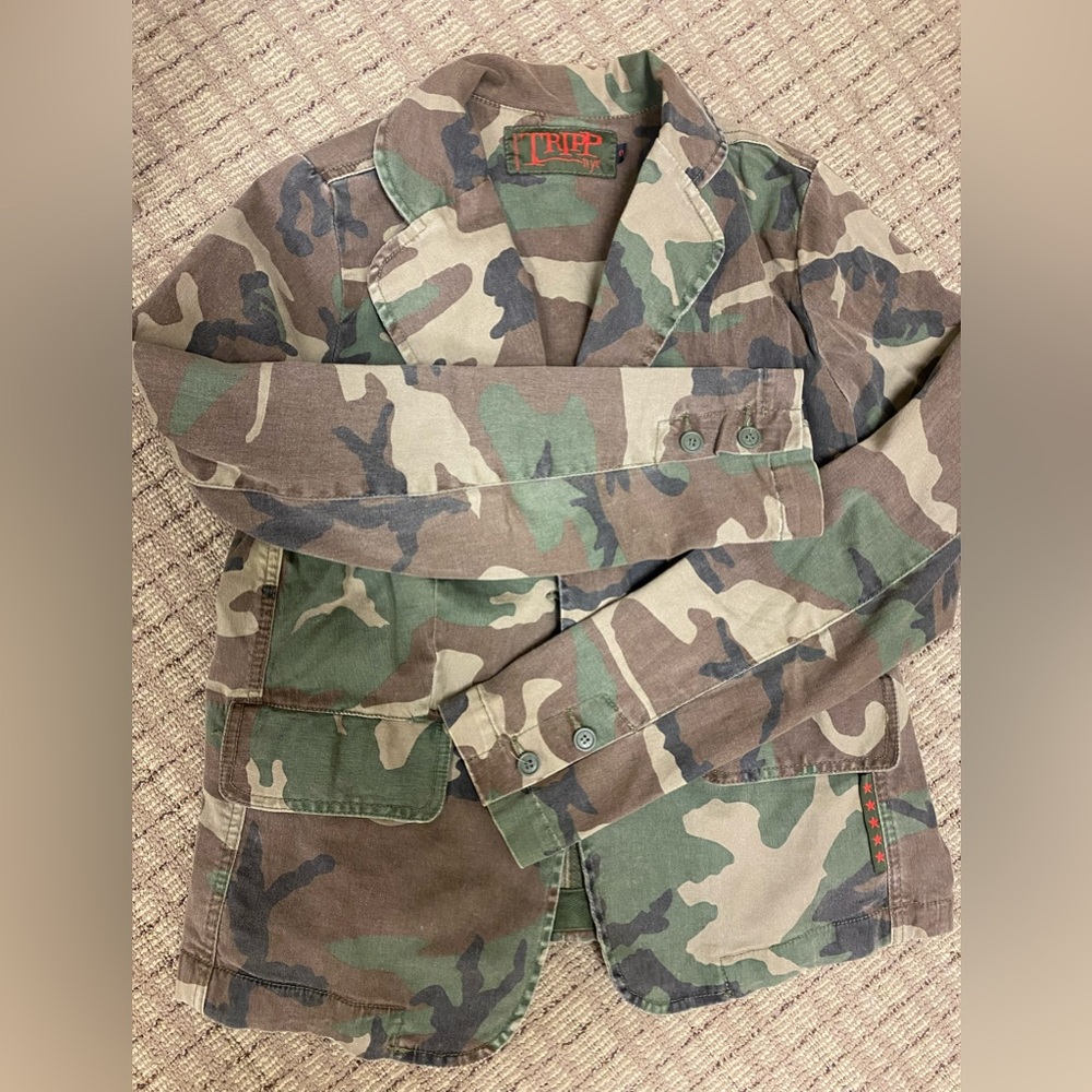 TRIPP CAMO BLAZER with stretch